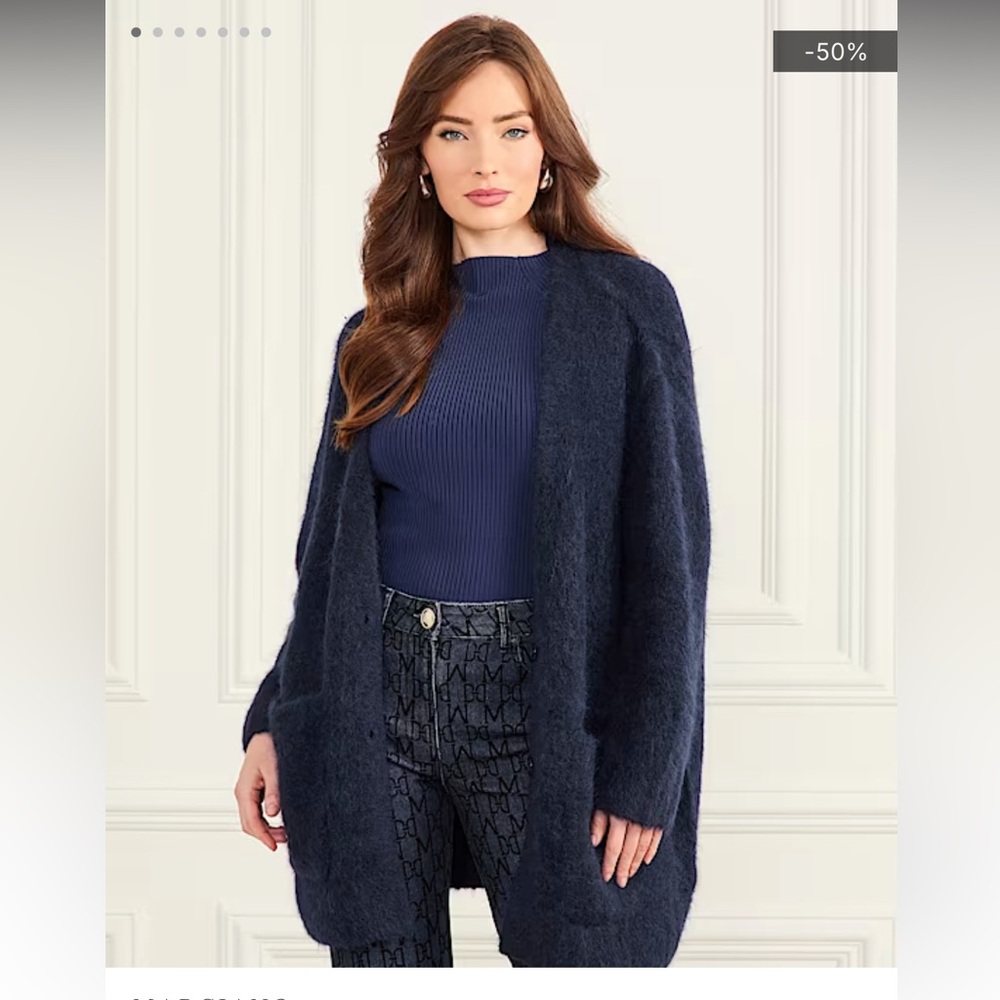 New Marciano Deep Blue Women's Cardigan XS-S